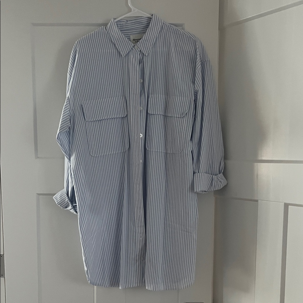 Blue Striped Men's Shirt